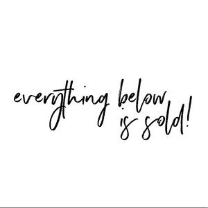 SOLD BEYOND THIS POINT ‼️